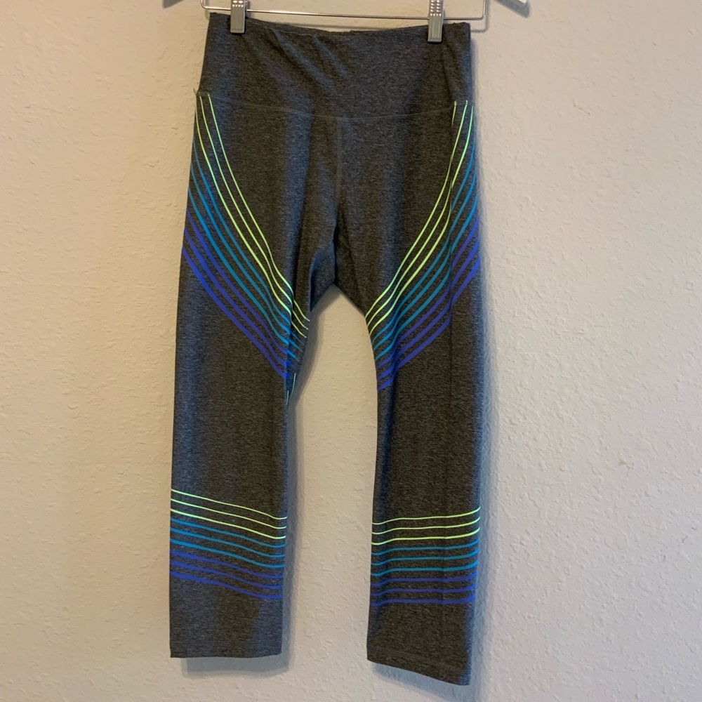 RBX multicolor capri leggings size small